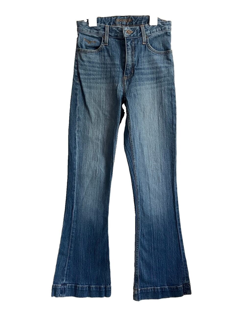 Kimes Ranch Jennifer Jeans Womens 2x32 USA Bootcut Flare Medium Wash Stretch